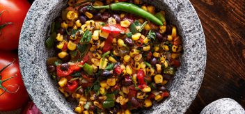 Check out this healthy alternative to traditional salsa, featuring corn, tomato, and black beans.