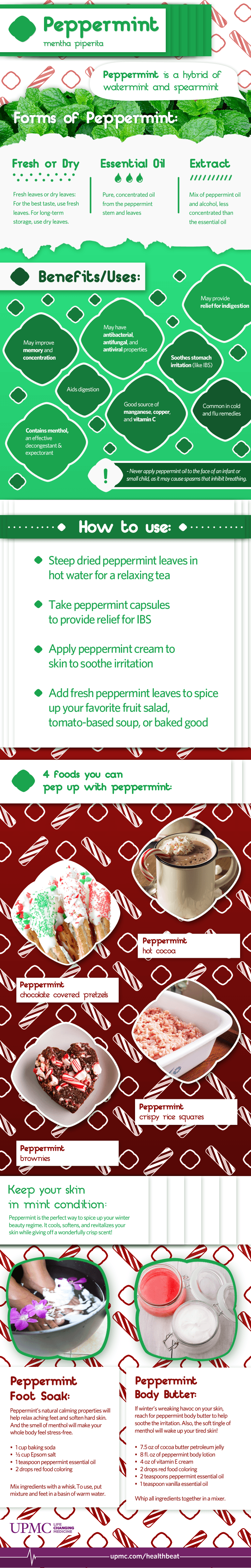Discover the many health benefits of peppermint.