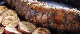 Recipe: Dijon Pork with Potatoes and Carrots