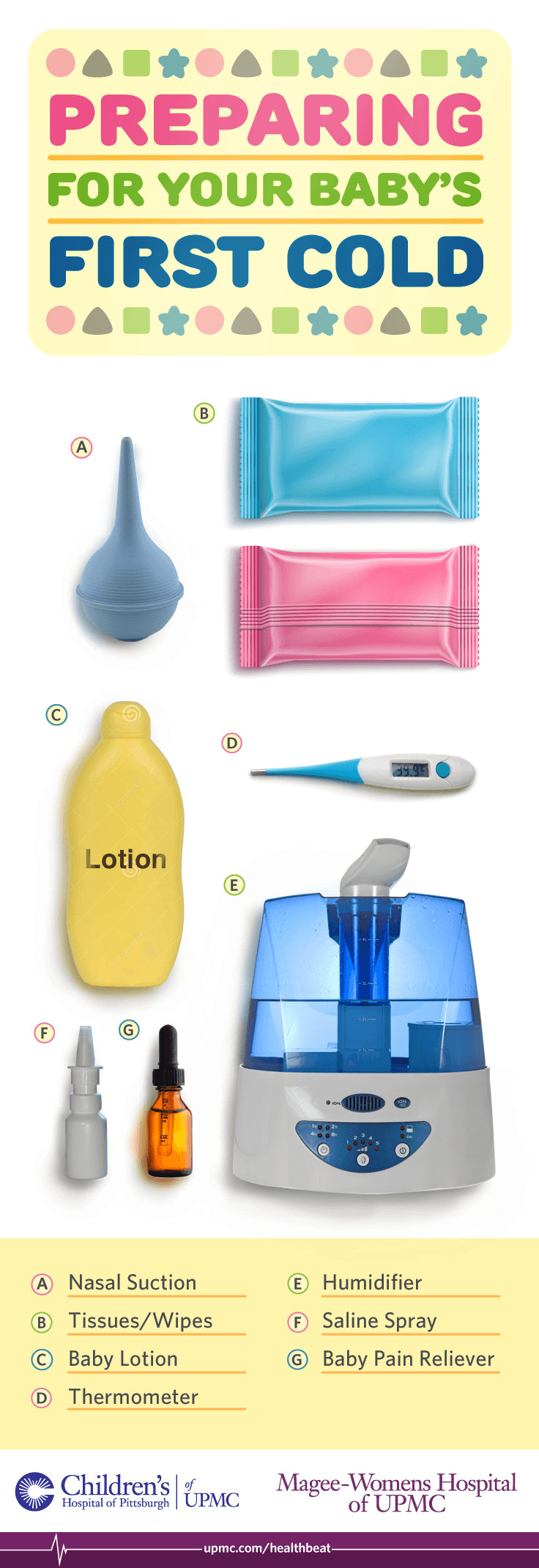 Essential items for your baby