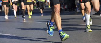 running marathon race