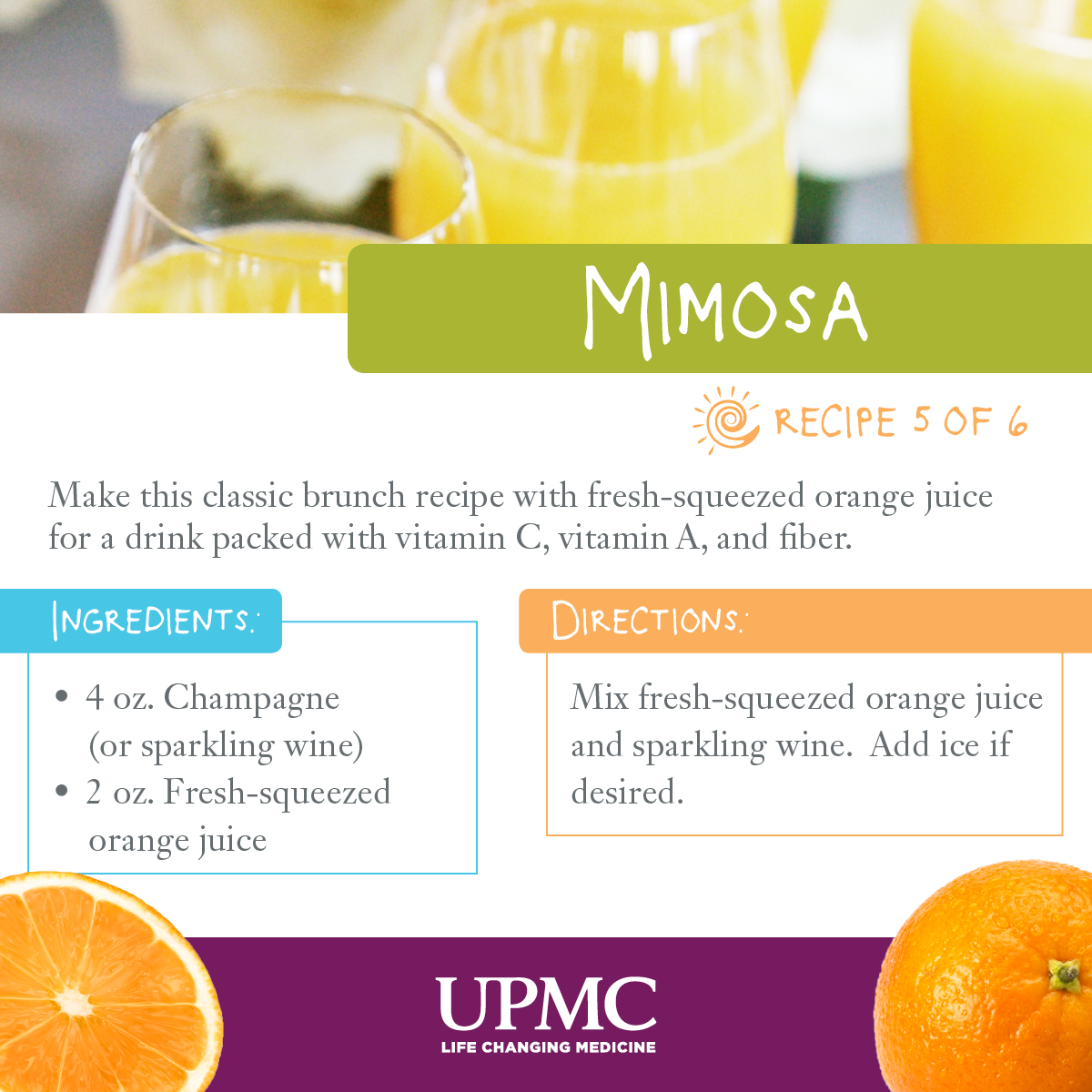 Try this healthy mimosa recipe to cut calories