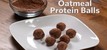 Video recipe: No-bake oatmeal protein balls