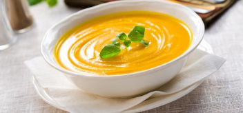 Butternut squash soup is both health and delicious!