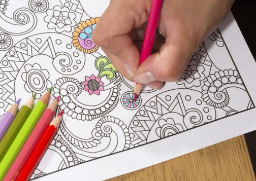 Adult coloring book