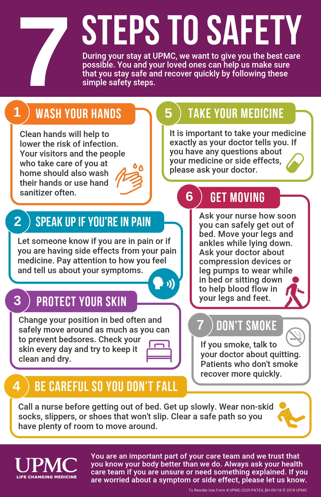 7 Steps To Safety In The Hospital UPMC HealthBeat   PATEX Steps To Safety BH FNL 