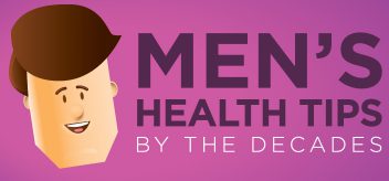 Men's health tips by decade