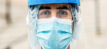 Medical Professional Wearing PPE