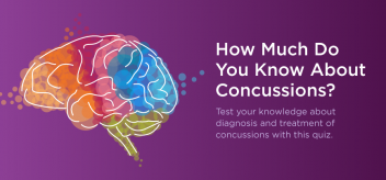 Test your knowledge of Concussions with this quiz.