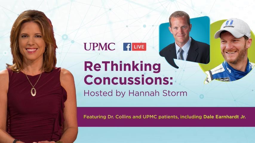 Rethinking Concussions: Hosted by Hannah Storm Featuring Dr. Collins and UPMC Patients and Dale Earnheardt Jr.