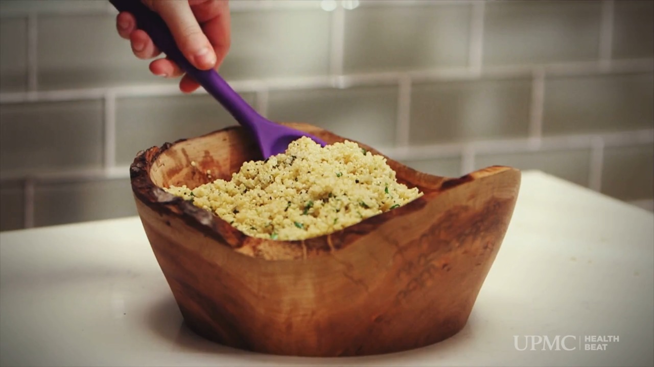This herbed quinoa recipe will turn into your go-to healthy side for any meal. Get the recipe from UPMC HealthBeat.