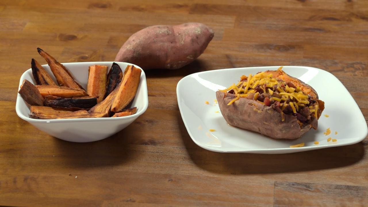 Sweet potatoes have a higher nutritional value than white potatoes. Learn two ways you can incorporate them into your diet.