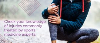 Quiz: Check Your Knowledge of Injuries Commonly Treated at UPMC Sports Medicine