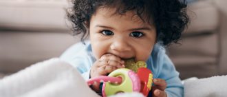 Tooth eruption and teething in children